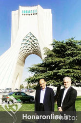  رونمایی از تابلوی تابلوی نقاشی اربعین استاد کیومرث قورچیان