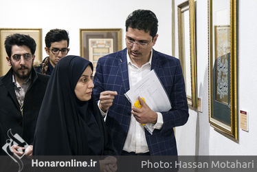 نمایشگاه خوشنویسی سیدعلی فخاری و حمید نیرومند در فرهنگسرای نیاوران