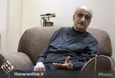 عیادت و تجلیل از استاد موسیقی عبدالوهاب شهیدی