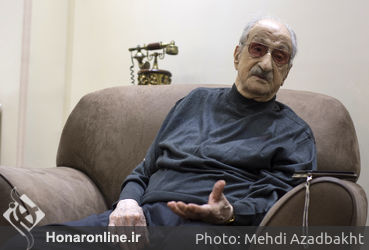 عیادت و تجلیل از استاد موسیقی عبدالوهاب شهیدی