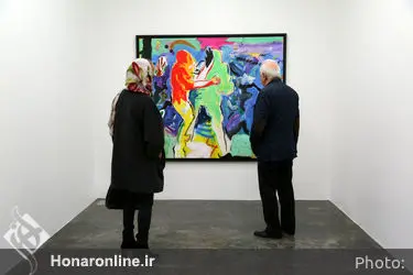 افتتاحیه نمایشگاه نقاشی های علی نصیر در گالری اُ