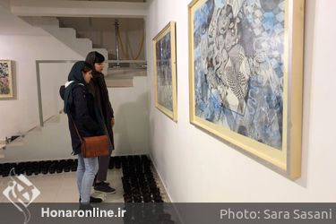 افتتاحیه نمایشگاه آثار شیرین ملت گهر در گالری آران
