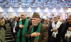 با حضور خادمان و پیشکسوتان حسینی از ایران و ۹ کشور جهان / تجلیل از برگزیدگان خراسان رضوی در تالار قدس حرم مطهر رضوی