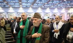 با حضور خادمان و پیشکسوتان حسینی از ایران و ۹ کشور جهان / تجلیل از برگزیدگان خراسان رضوی در تالار قدس حرم مطهر رضوی