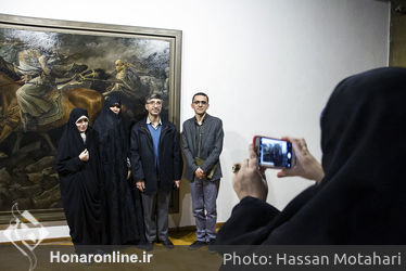 نمایشگاه نقاشی‌های حسن روالامین در گالری فرهنگسرای نیاوران