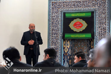 مراسم عزاداری اباعبدالله الحسین (ع) در معاونت هنری وزارت ارشاد