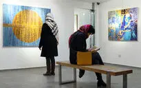 افتتاحیه نمایشگاه نقاشی های رضا بیگناه در گالری مژده