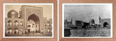 Images of Imam Reza’s mausoleum from Qajar times