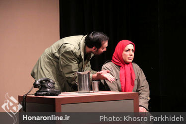 اجرای نمایش "1417" در خانه نمایش