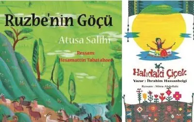 Persian books ''The Rose on the Rug'', ''Migration of Ruzbeh'' published in Turkish
