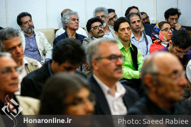 بزرگداشت منوچهر معتبر در هنرستان هنرهای زیبای تهران