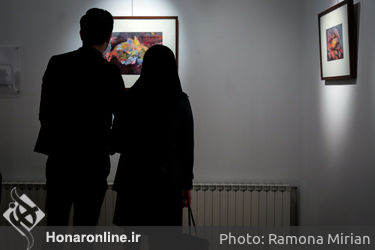 افتتاحیه نمایشگاه حمید جبلی در گالری آتبین