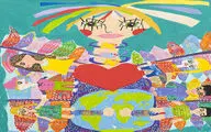 Japanese environmental drawing contest honors paintings by Iranian children 