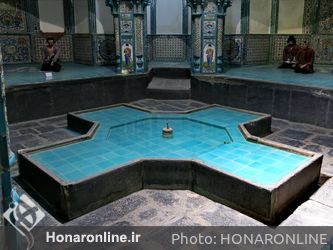 حوض یکی از عناصر معماری ایرانی