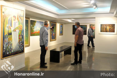 نمایشگاه نقاشی شهرآسمانی حوزه هنری