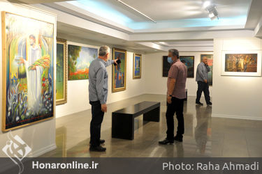 نمایشگاه نقاشی شهرآسمانی حوزه هنری
