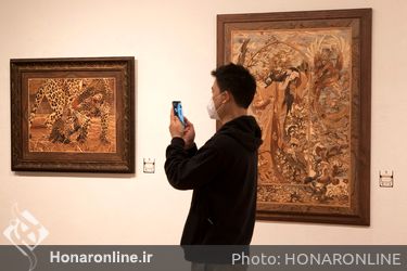 نمایشگاه نگاره‌های چوبی (هیما) در فرهنگسرای نیاوران