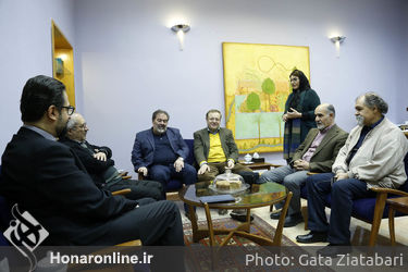 بازدید معاون هنری وزارت فرهنگ و ارشاد اسلامی از نمایشگاه سرو نقره ای