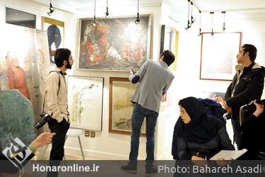نشست خبر ی حراج آثار هنری گوهران 
