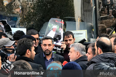 حضور هنرمندان و اهالی فرهنگ در تشییع پیکر آیت الله هاشمی رفسنجانی 