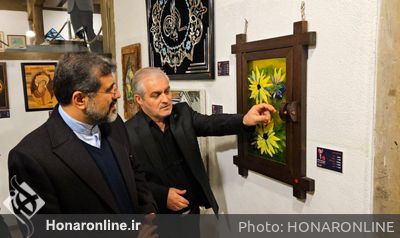 بازدید وزیر فرهنگ از نمایشگاه آثار هنرمندان پیشکسوت در فرهنگسرای نیاوران
