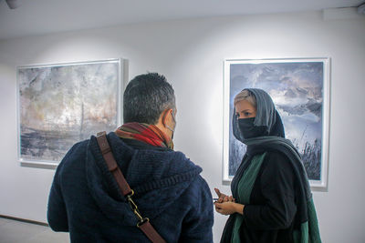 مینا سبزی از نمایشگاه آثارش در گالری سهراب می‌گوید | طبیعت متغیر در نگاه بیننده