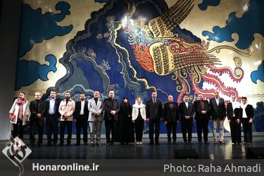 دیدار وزیر فرهنگ و ارشاد اسلامی با وزیر فرهنگ سوریه در تالار وحدت 