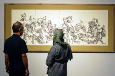 Fused figures at Iranshahr Gallery