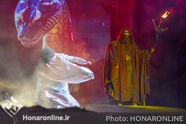 اجرای نمایش بزرگ میدانی محشر در شیراز
