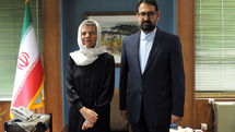 Parisian art center exec Benedicte Alliot visits Tehran