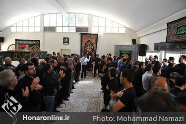 مراسم عزاداری اباعبدالله الحسین (ع) در معاونت هنری وزارت ارشاد