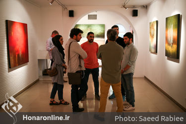 نمایشگاه نقاشی ابراهیم گنجیان در گالری آتبین