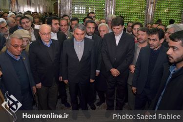 تجدید میثاق هنرمندان و وزیر ارشاد با آرمان های امام راحل
