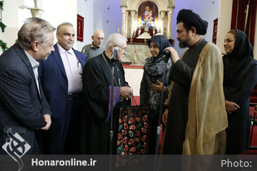 مراسم تجلی دوستی و الفت مسلمانان و مسیحیان 