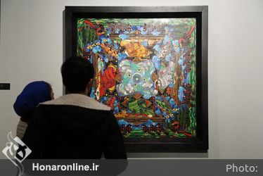 مراسم افتتاحیه نمایشگاه مروری بر آثار و زندگی علی اکبر صادقی در موزه هنرهاي معاصر