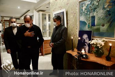 دیدار وزیر فرهنگ و ارشاد اسلامی با خانواده مرحوم استاد حبیب الله صادقی