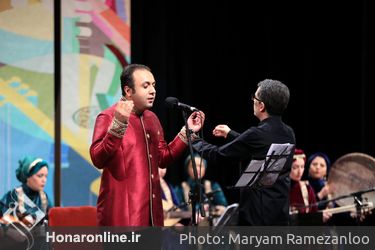 اجرای گروه خنیاگران مهر در چهارمین شب جشنواره موسیقی فجر - ایوان شمس