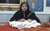 زهرا کاشانی: نباید از جنبه درمانی پرداختن به دوخت‌های سنتی غافل شد / تأکید بر جایگاه صدا و سیما در راستای حفظ لباس اقوام و سوزن‌دوزی‌های ایرانی