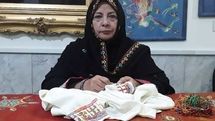 زهرا کاشانی: نباید از جنبه درمانی پرداختن به دوخت‌های سنتی غافل شد / تأکید بر جایگاه صدا و سیما در راستای حفظ لباس اقوام و سوزن‌دوزی‌های ایرانی