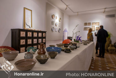 نمایشگاه آثار نقاشی و سرامیک چیبا میاماتو در خانه سرامیک فرزانه 