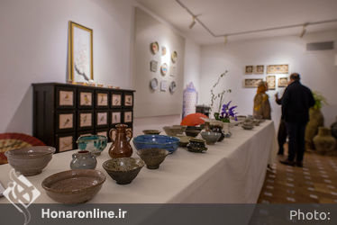 نمایشگاه آثار نقاشی و سرامیک چیبا میاماتو در خانه سرامیک فرزانه 