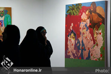 نمایشگاه نقاشی‌های عیسی جباری در گالری الهه