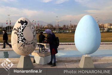  رنگ آمیزی تخم مرغ های نوروزی