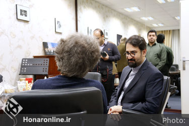 بازدید سید محمد مجتبی حسینی از تمرینات ارکستر سمفونیک تهران