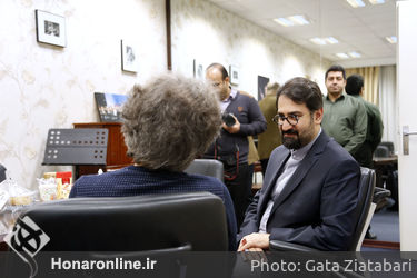 بازدید سید محمد مجتبی حسینی از تمرینات ارکستر سمفونیک تهران
