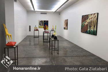 نمایشگاه انفرادی حجم بیژن نعمتی شریف در گالری شیرین