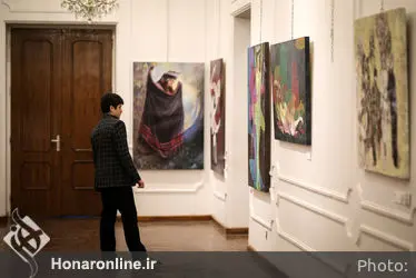 افتتاحیه نمایشگاه نقاشی های سروناز سلطانی در گالری موزه هنرهای زیبا