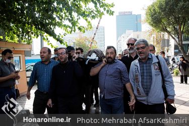 مراسم تشییع پیکر جلال مقامی