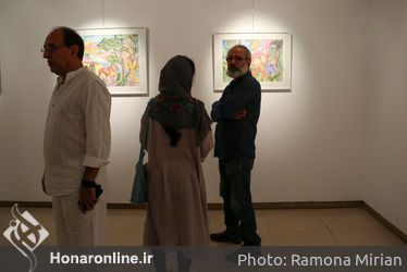 افتتاح نمایشگاه نقاشی‌های سروژ بارسقیان در گالری آتبین