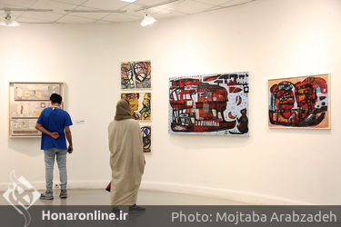  نهمین کارنمای پژوهشی انجمن هنرمندان نقاش ایران در خانه هنرمندان